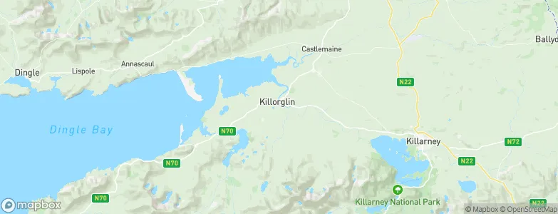 Killorglin, Ireland Map
