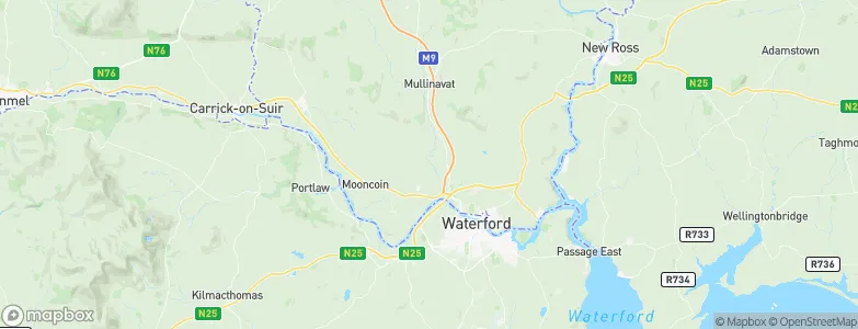 Kilmacow, Ireland Map