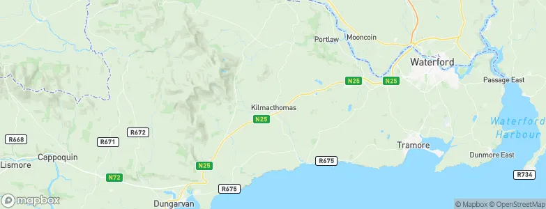Kilmacthomas, Ireland Map