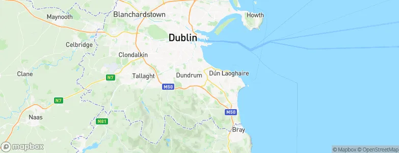 Kilmacud, Ireland Map