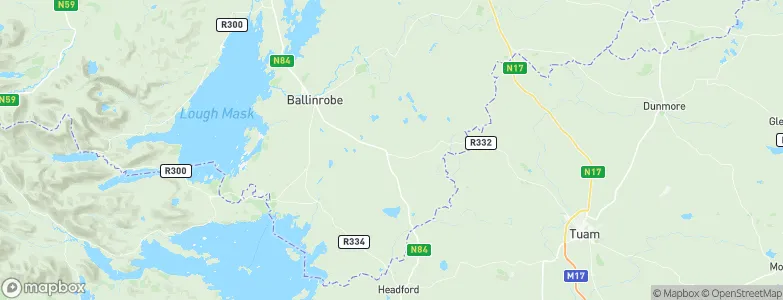 Kilmaine, Ireland Map