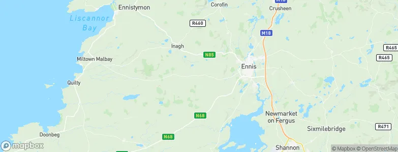 Kilmaley, Ireland Map