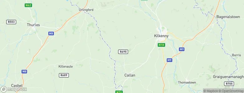 Kilmanagh, Ireland Map