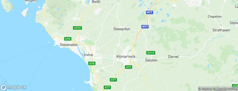 Kilmaurs, United Kingdom Map