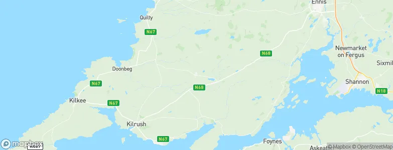 Kilmihil, Ireland Map