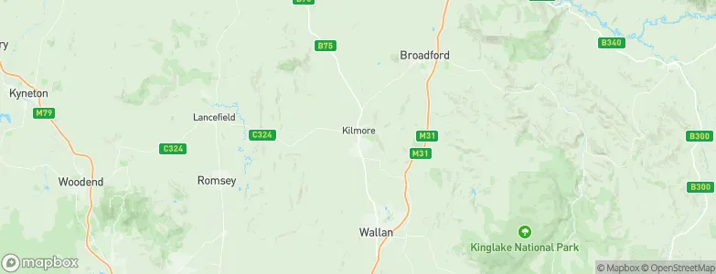 Kilmore, Australia Map
