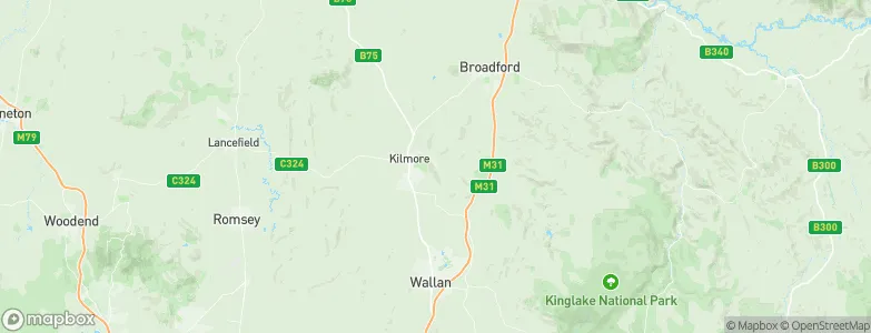 Kilmore East, Australia Map