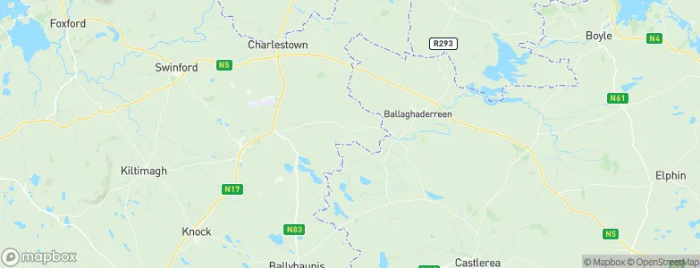Kilmovee, Ireland Map
