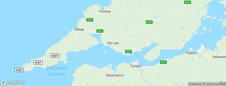 Kilrush, Ireland Map