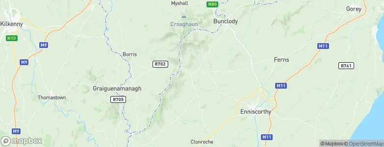 Kiltealy, Ireland Map