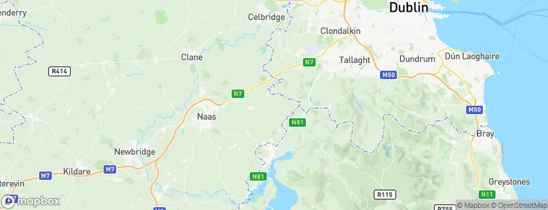 Kilteel, Ireland Map