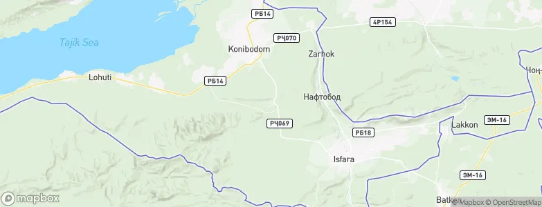 Kim, Tajikistan Map