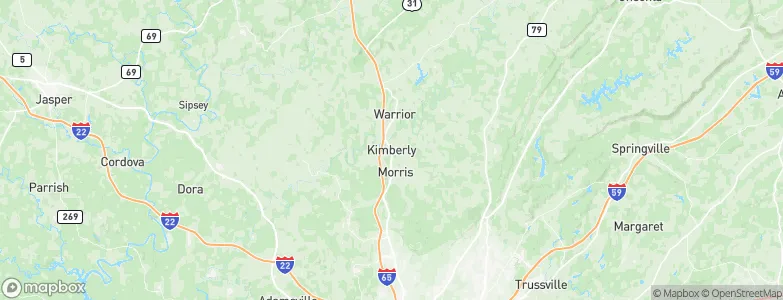 Kimberly, United States Map