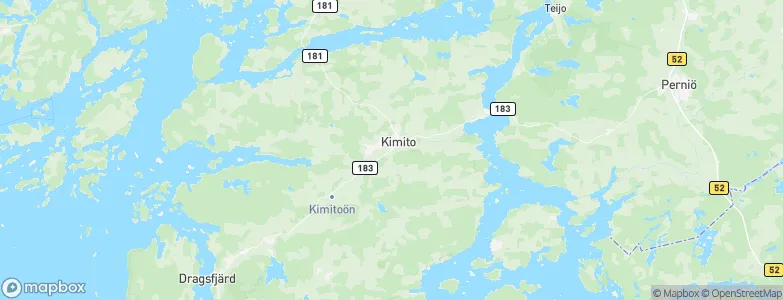 Kimito, Finland Map