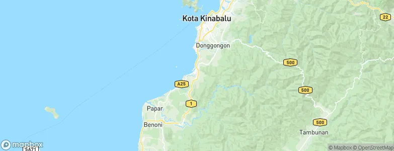 Kinarut, Malaysia Map