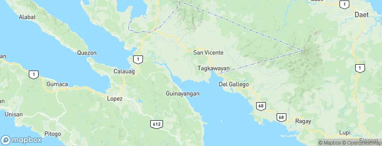 Kinatakutan, Philippines Map