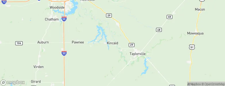 Kincaid, United States Map
