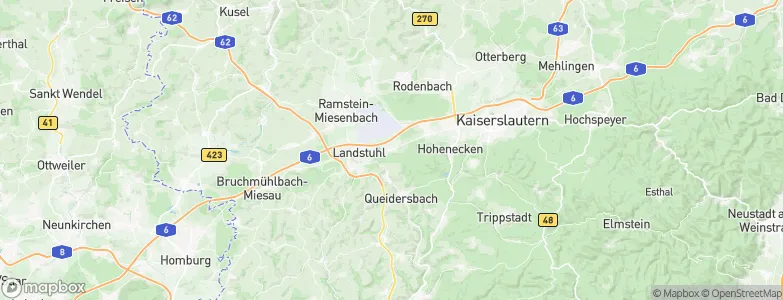 Kindsbach, Germany Map