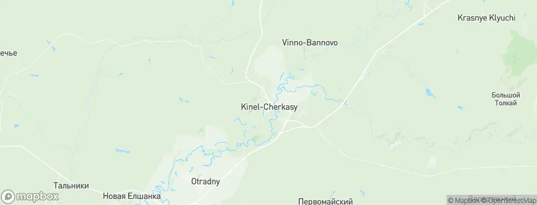 Kinel’-Cherkassy, Russia Map