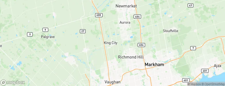 King City, Canada Map