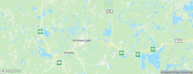 King Kirkland, Canada Map