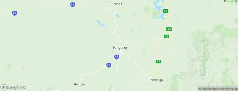 Kingaroy, Australia Map