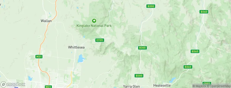 Kinglake Central, Australia Map