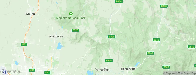 Kinglake East, Australia Map