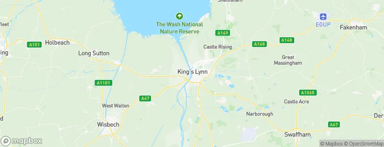 Kings Lynn, United Kingdom Map