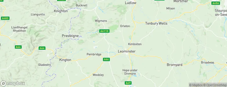Kingsland, United Kingdom Map