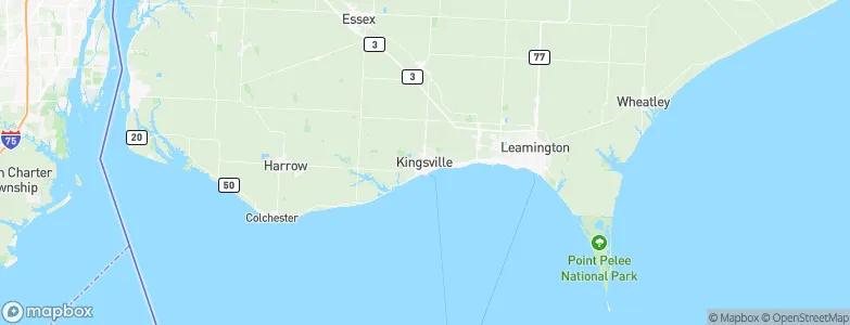 Kingsville, Canada Map