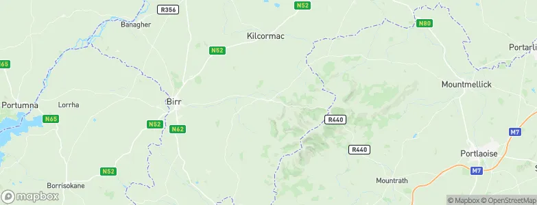 Kinnitty, Ireland Map