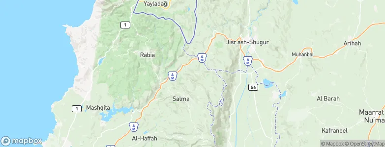 Kinnsibbā, Syria Map