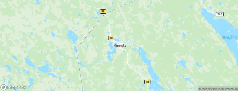 Kinnula, Finland Map
