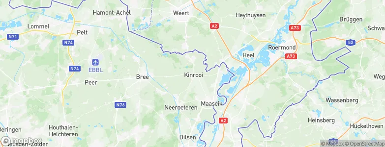 Kinrooi, Belgium Map
