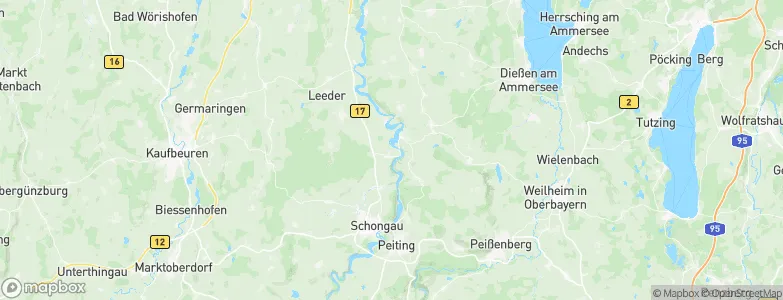 Kinsau, Germany Map