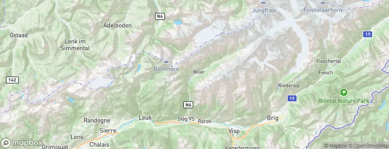 Kippel, Switzerland Map