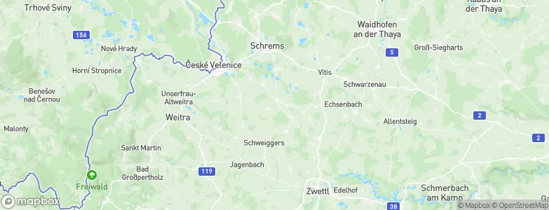Kirchberg am Walde, Austria Map