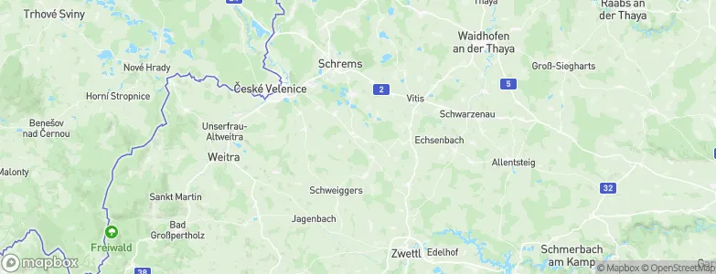 Kirchberg am Walde, Austria Map