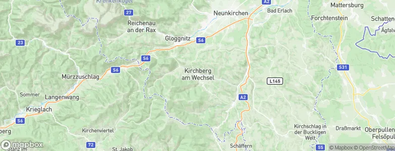 Kirchberg am Wechsel, Austria Map