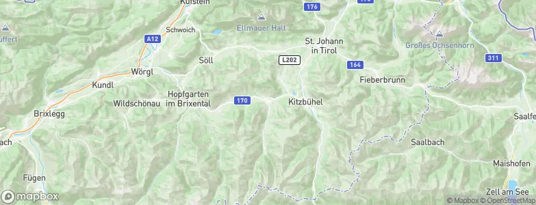 Kirchberg in Tirol, Austria Map