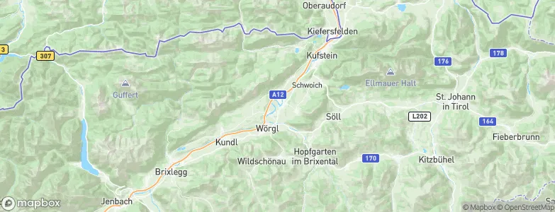 Kirchbichl, Austria Map