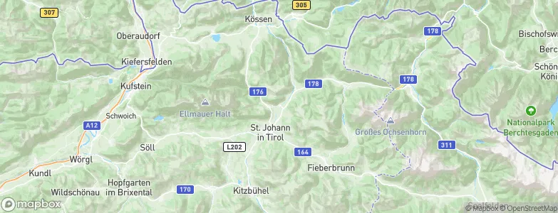 Kirchdorf in Tirol, Austria Map