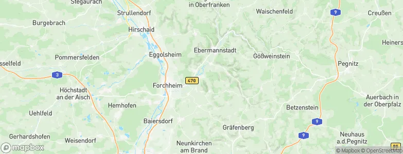 Kirchehrenbach, Germany Map