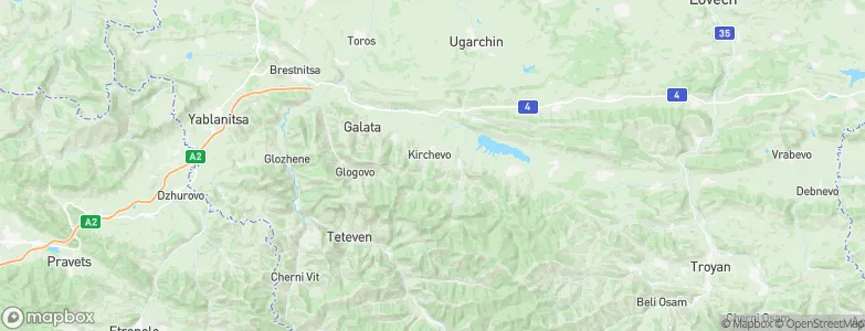 Kirchevo, Bulgaria Map