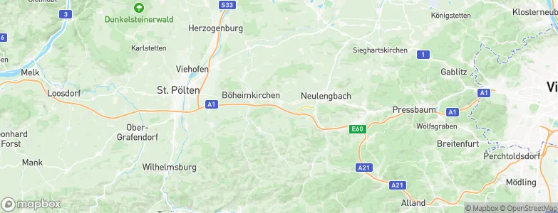 Kirchstetten, Austria Map