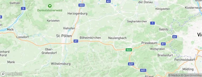 Kirchstetten, Austria Map