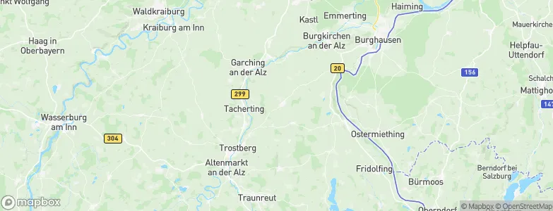Kirchweidach, Germany Map