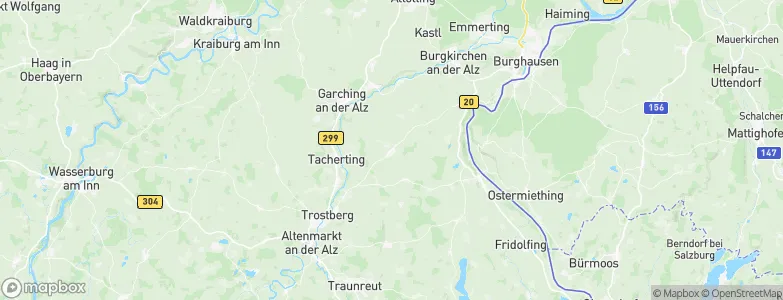 Kirchweidach, Germany Map