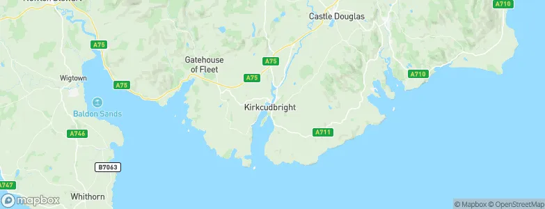 Kirkcudbright, United Kingdom Map